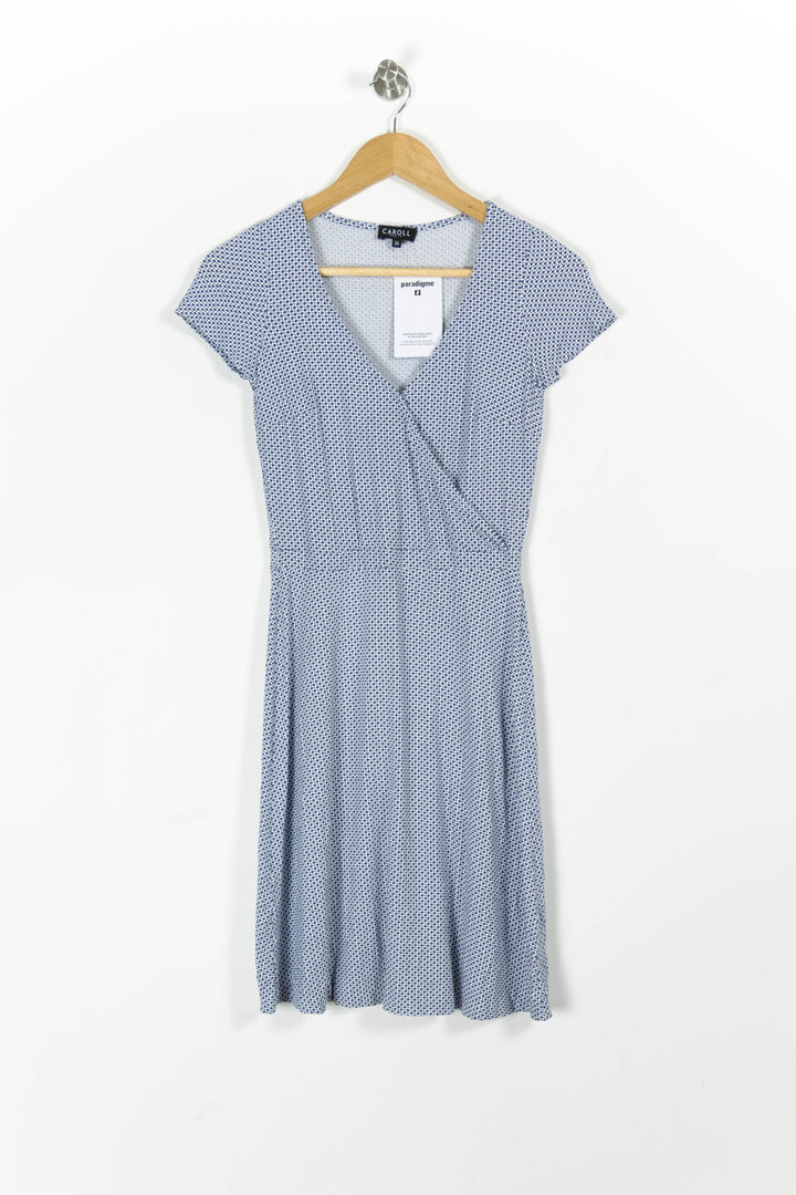 Robe Longue Bleue - Taille S/36 de la marque Caroll | PARAD97084 - Vendu par Paradigme - Image 2