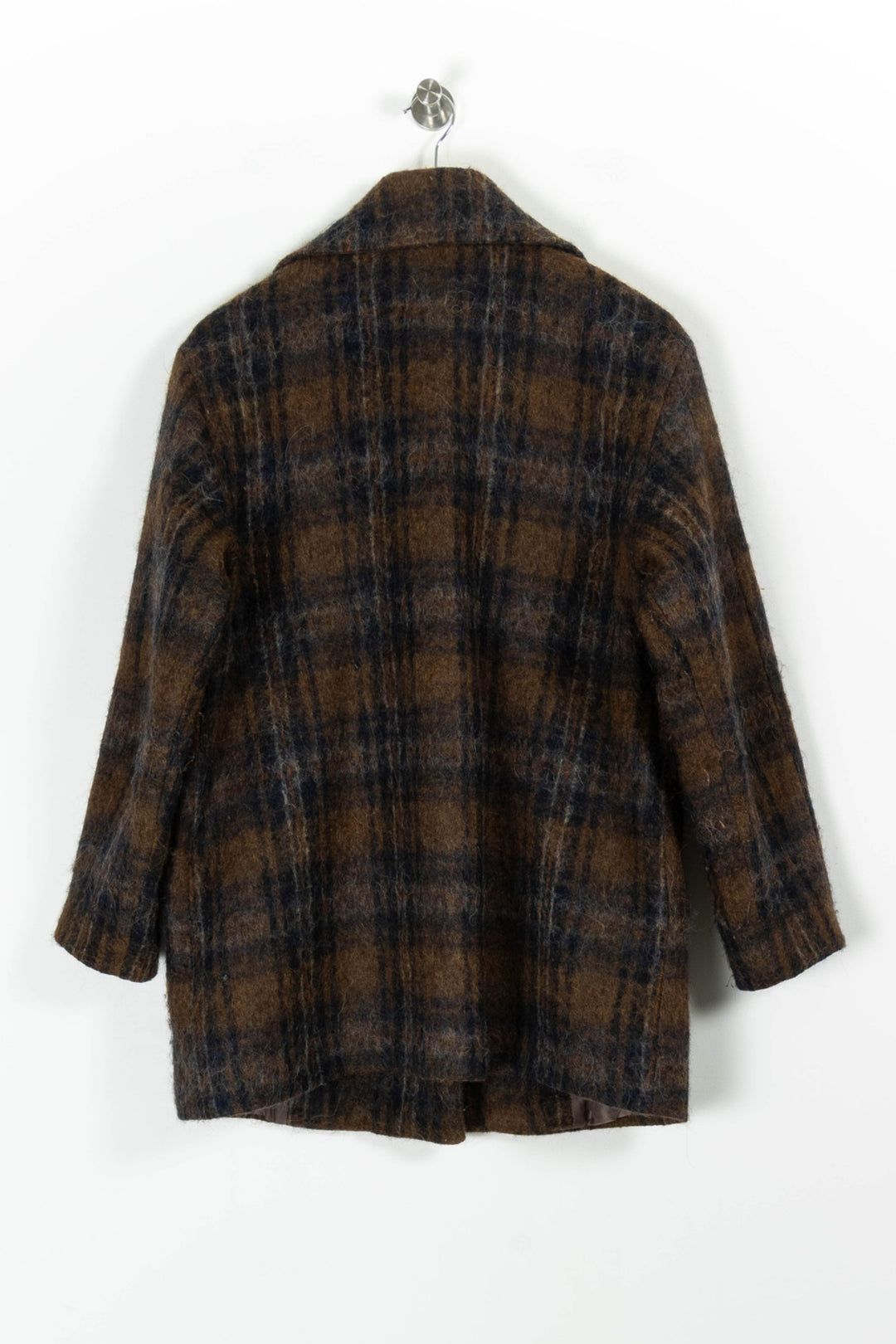 Manteau Marron et Bleu - Taille S/36 de la marque La Fée Maraboutée | PARAD97096 - Vendu par Paradigme - Image 4