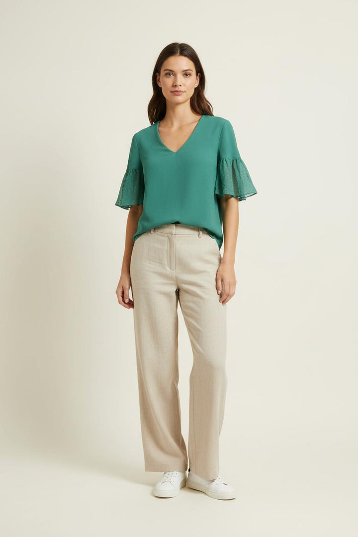 Blouse Verte - Taille S/36 de la marque Karl Marc John | PARAD97110 - Vendu par Paradigme - Image 1