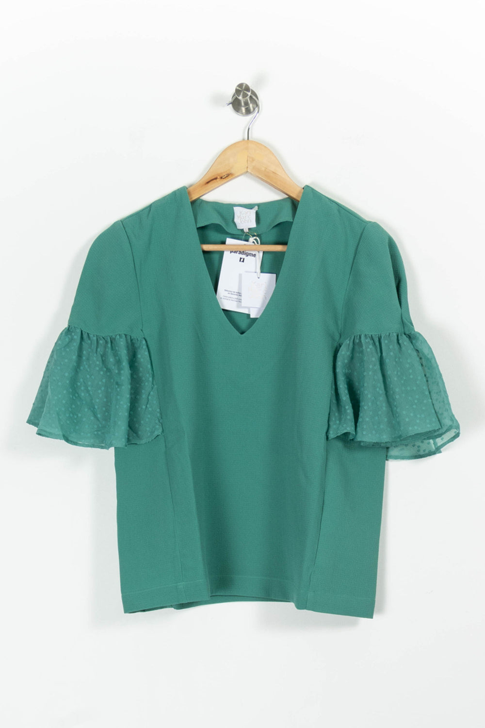 Blouse Verte - Taille S/36 de la marque Karl Marc John | PARAD97110 - Vendu par Paradigme - Image 2