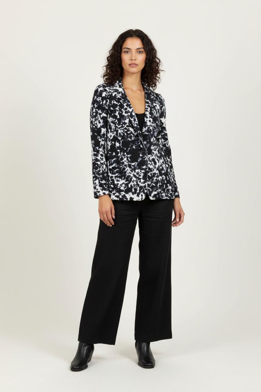 Blazer Noir et Blanc - Taille M/38 de la marque Majestic Filatures | PARAD97126 - Vendu par Paradigme - Image 1