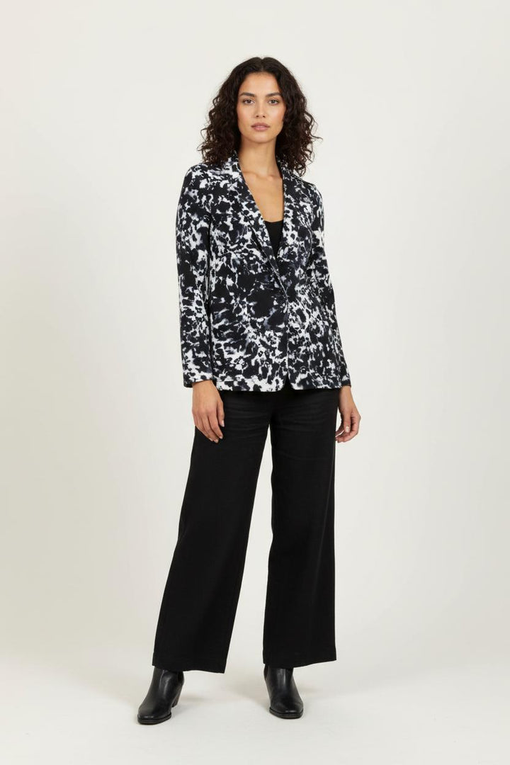 Blazer Noir et Blanc - Taille M/38 de la marque Majestic Filatures | PARAD97126 - Vendu par Paradigme - Image 1
