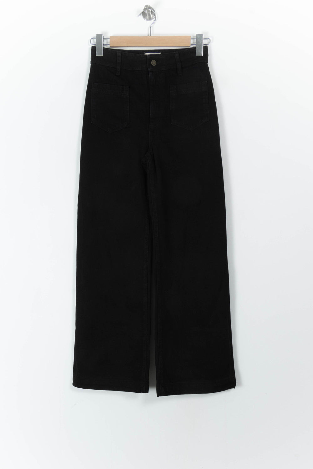Jean Large Noir - Taille S/36 de la marque Sézane | PARAD97132 - Vendu par Paradigme - Image 2