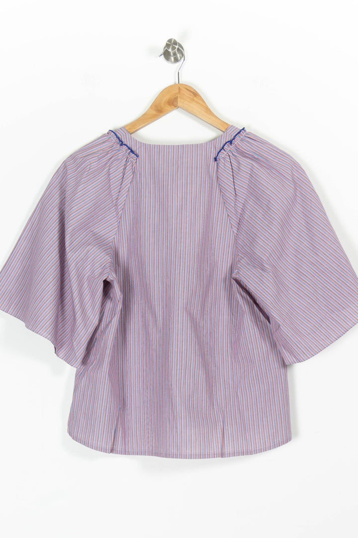 Blouse Violet et Bleu - Taille XS/34 de la marque Karl Marc John | PARAD97139 - Vendu par Paradigme - Image 4