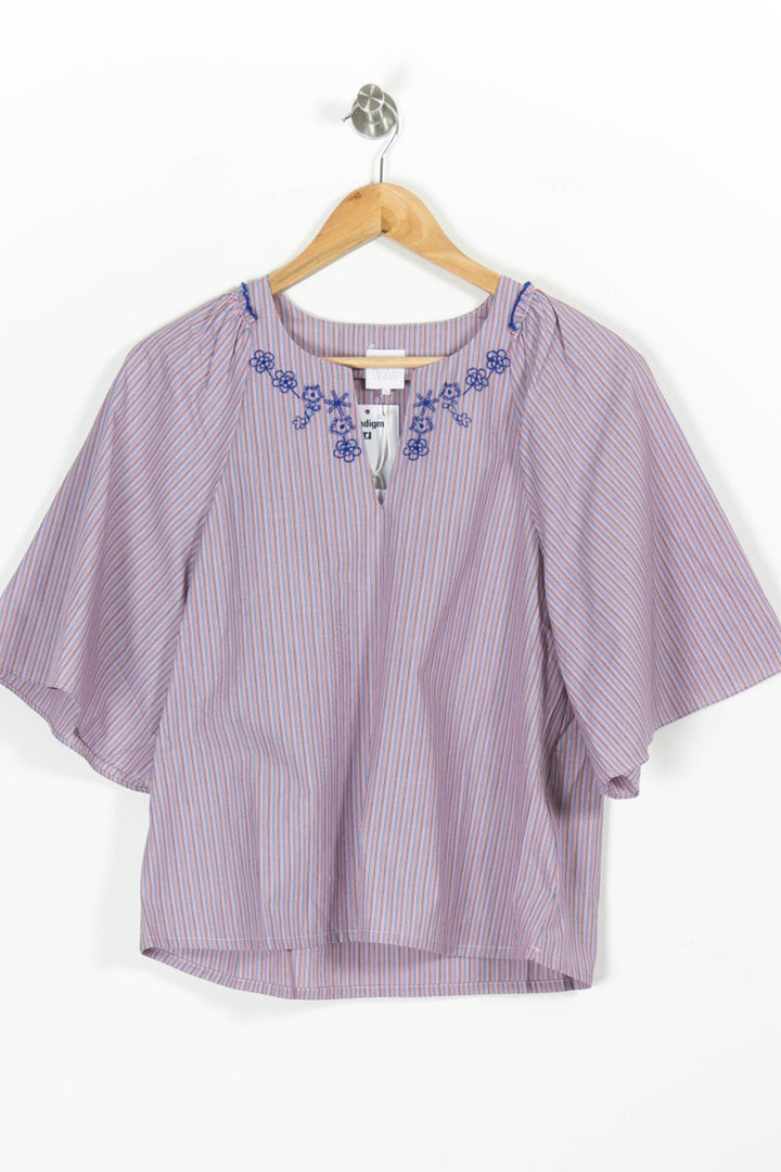 Blouse Violet et Bleu - Taille XS/34 de la marque Karl Marc John | PARAD97139 - Vendu par Paradigme - Image 2