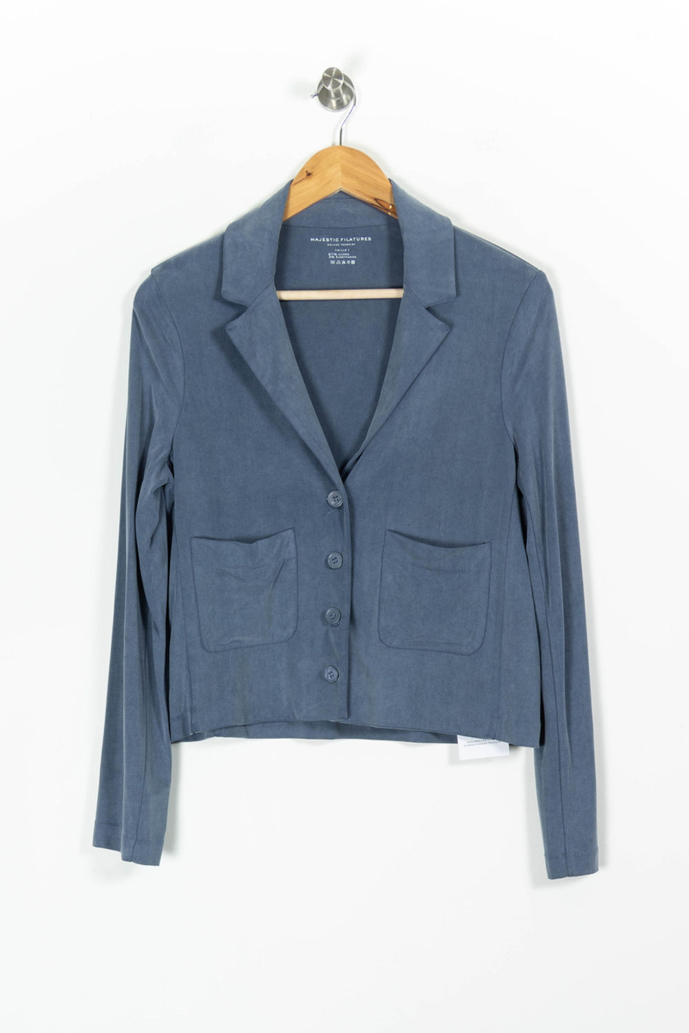 Veste Bleue - Taille S/36 de la marque Majestic Filatures | PARAD97141 - Vendu par Paradigme - Image 2