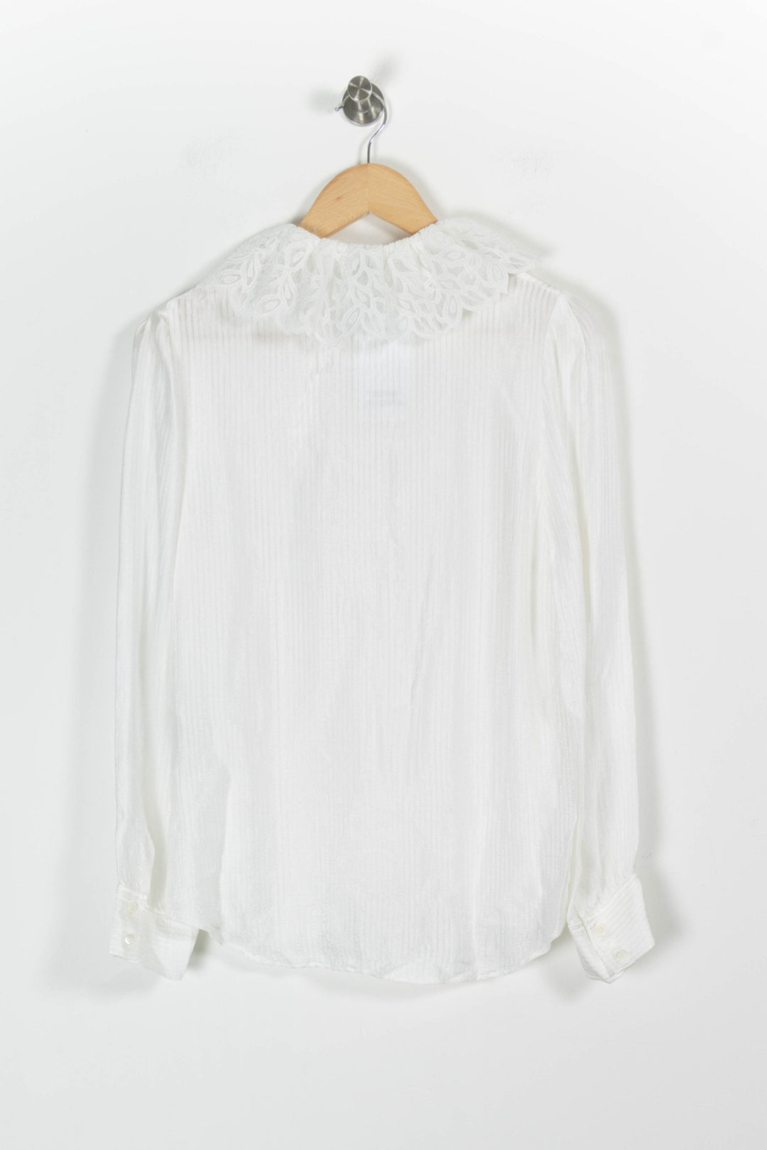 Blouse Blanche - Taille M/38 de la marque Sandro | PARAD97148 - Vendu par Paradigme - Image 4