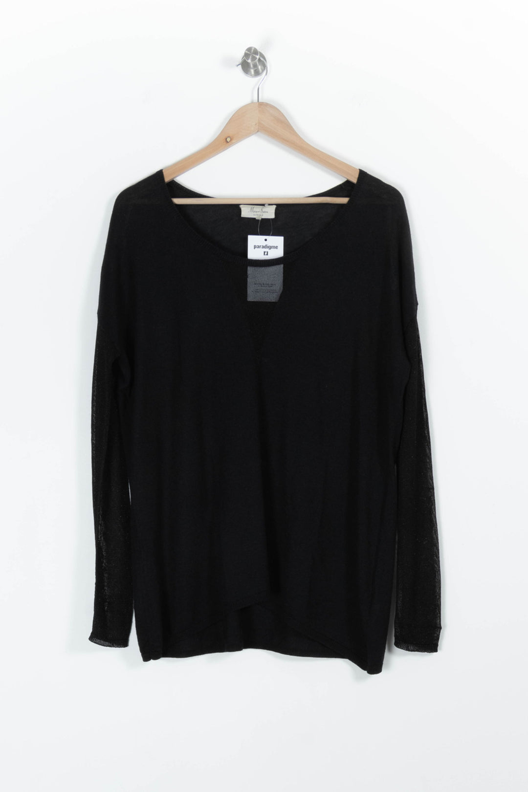 Pull Noir - Taille S/36 de la marque Marie Sixtine | PARAD97150 - Vendu par Paradigme - Image 2