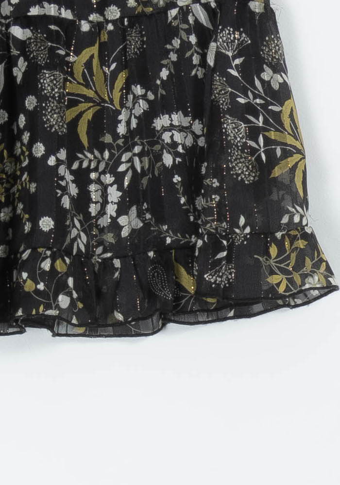Jupe Courte Noire et Blanche - Taille XS/34 de la marque IKKS | PARAD97152 - Vendu par Paradigme - Image 3