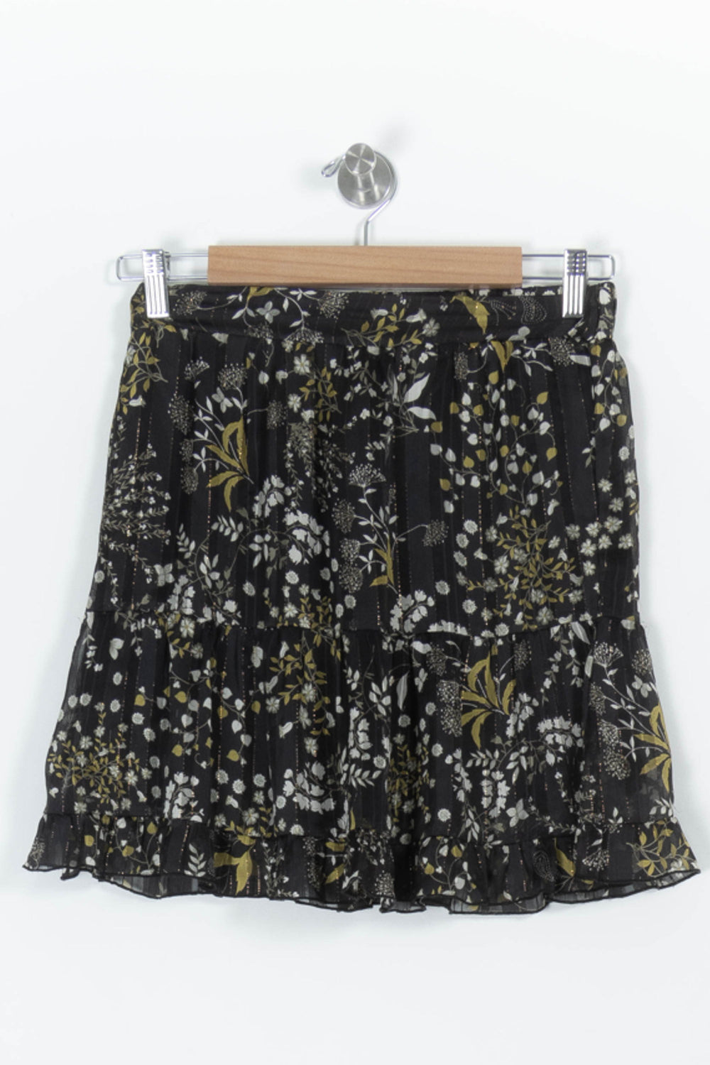 Jupe Courte Noire et Blanche - Taille XS/34 de la marque IKKS | PARAD97152 - Vendu par Paradigme - Image 2