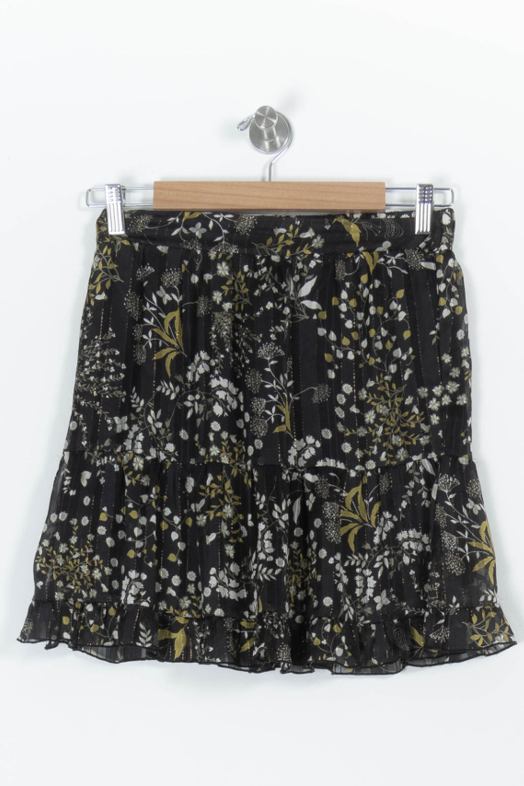 Jupe Courte Noire et Blanche - Taille XS/34 de la marque IKKS | PARAD97152 - Vendu par Paradigme - Image 2