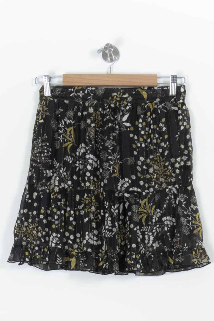 Jupe Courte Noire et Blanche - Taille XS/34 de la marque IKKS | PARAD97152 - Vendu par Paradigme - Image 2