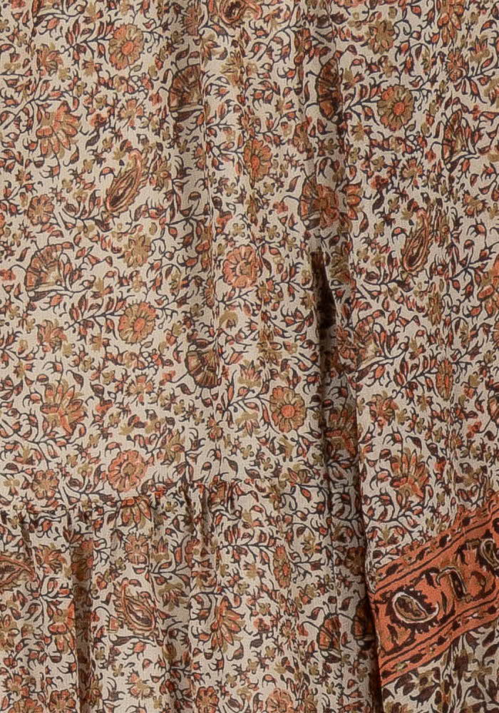 Robe Longue Marron - Taille XS/34 de la marque Maison 123 | PARAD97155 - Vendu par Paradigme - Image 3
