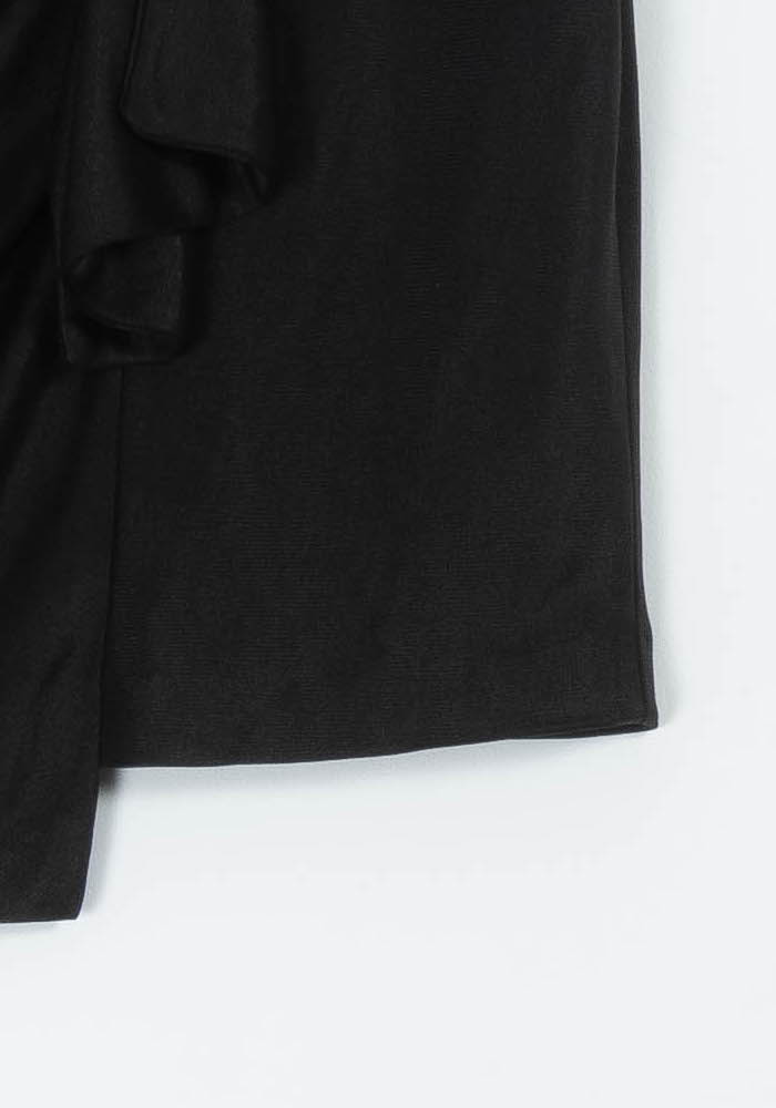 Jupe Drapée Noire - Taille S/36 de la marque IKKS | PARAD97157 - Vendu par Paradigme - Image 3