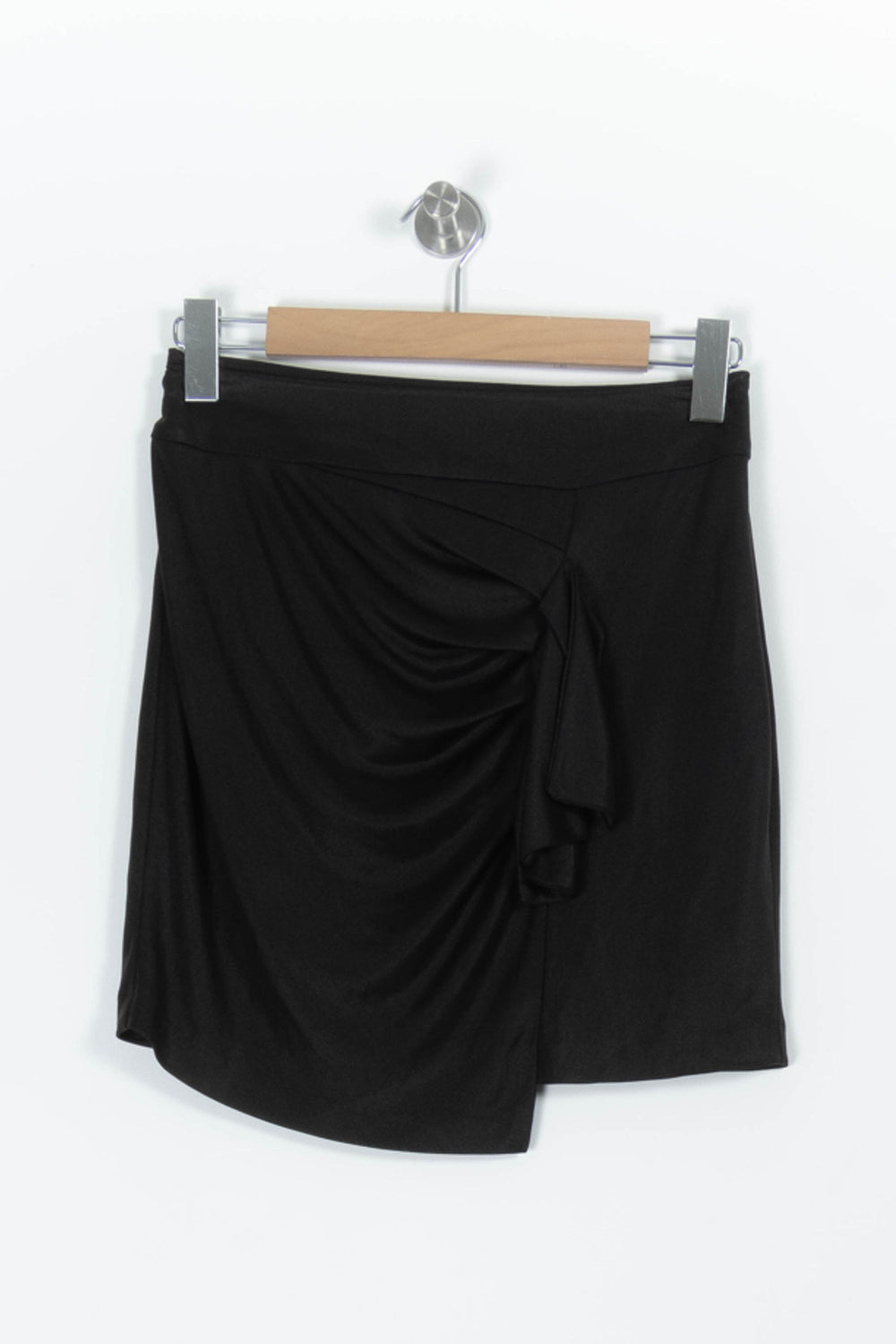 Jupe Drapée Noire - Taille S/36 de la marque IKKS | PARAD97157 - Vendu par Paradigme - Image 2