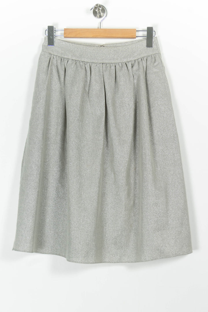 Jupe Midi Grise - Taille M/38 de la marque FRNCH | PARAD97161 - Vendu par Paradigme - Image 2