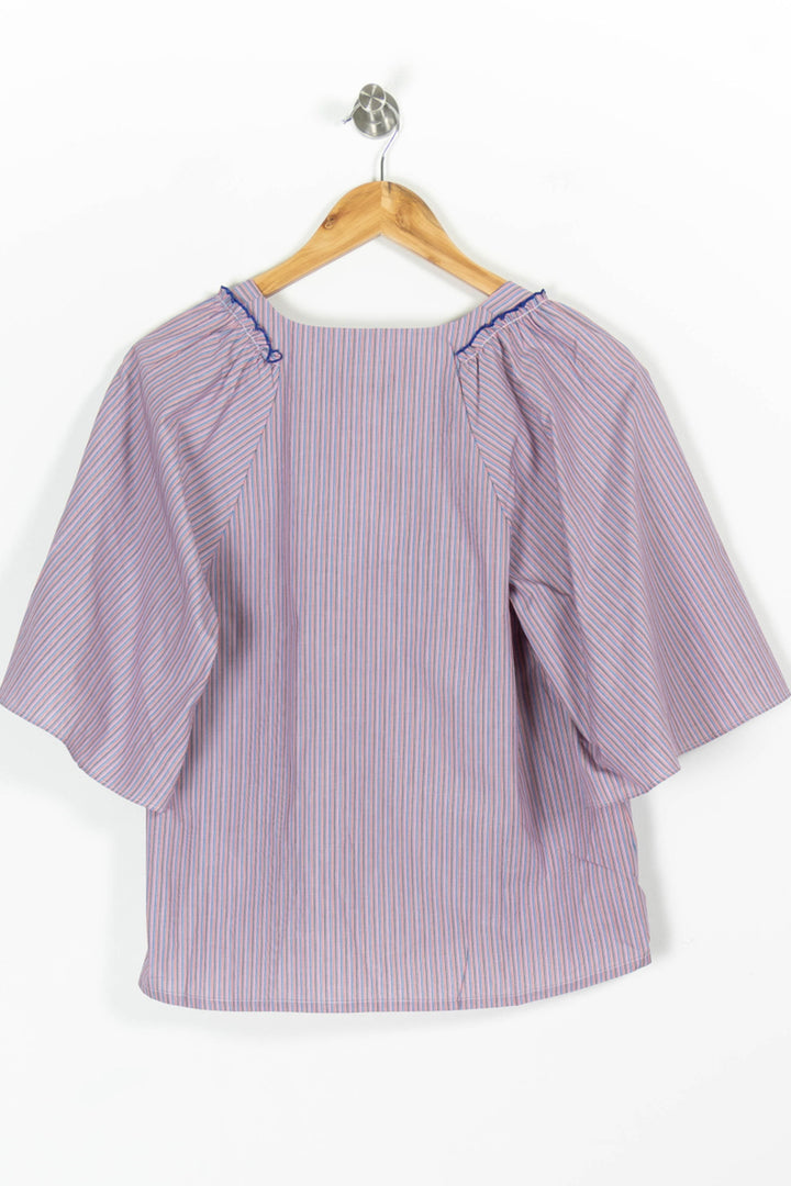Blouse Violette et Bleue - Taille S/36 de la marque Karl Marc John | PARAD97163 - Vendu par Paradigme - Image 4
