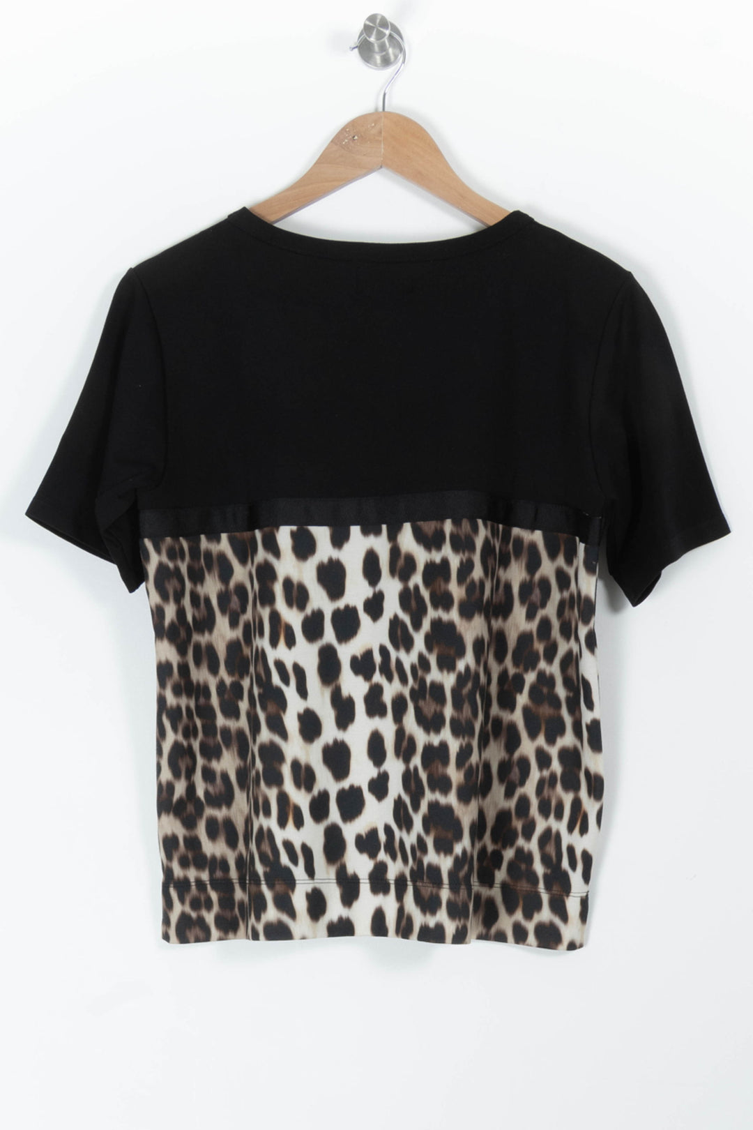T-shirt Noir et Léopard - Taille M/38 de la marque Weill | PARAD97170 - Vendu par Paradigme - Image 4