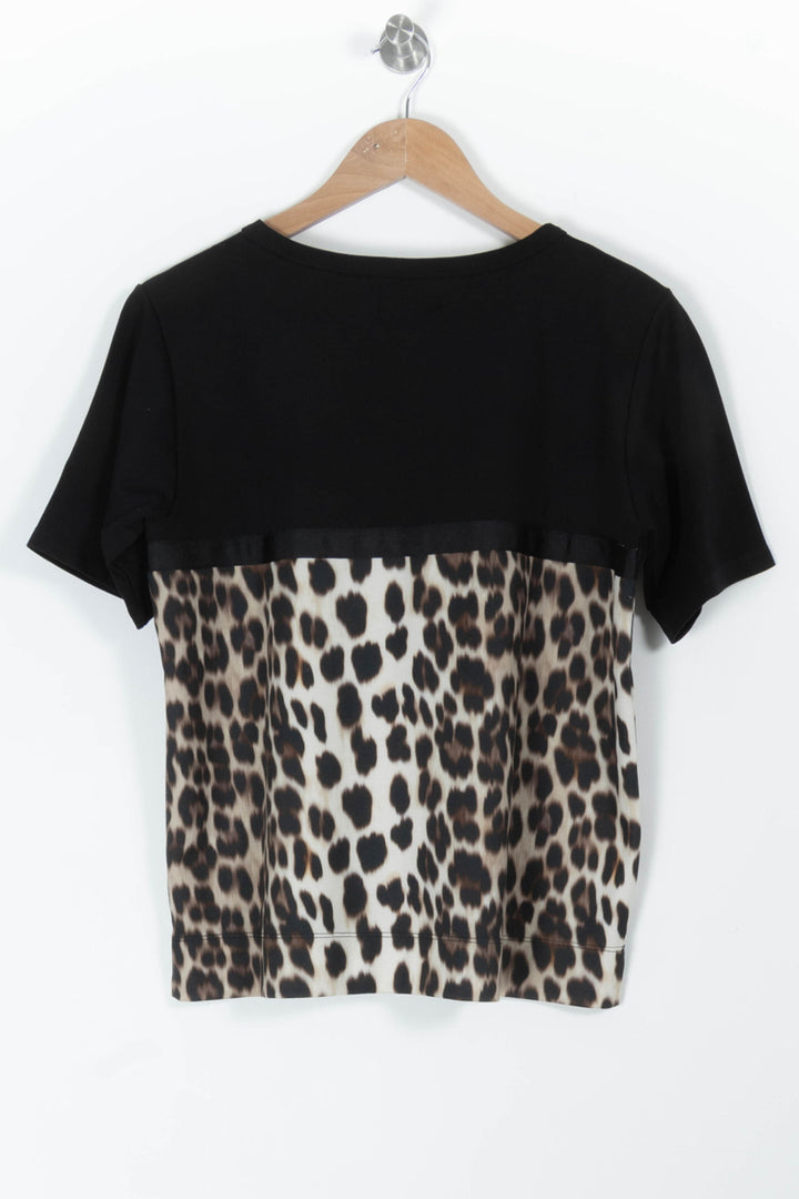 T-shirt Noir et Léopard - Taille M/38 de la marque Weill | PARAD97170 - Vendu par Paradigme - Image 4