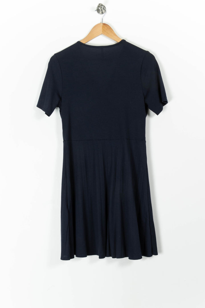 Robe portefeuille bleu marine - Taille M/38 de la marque I.Code | PARAD97171 - Vendu par Paradigme - Image 4