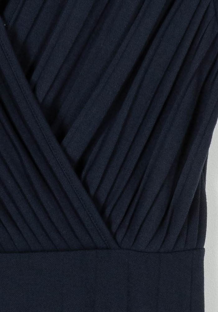 Robe portefeuille bleu marine - Taille M/38 de la marque I.Code | PARAD97171 - Vendu par Paradigme - Image 3