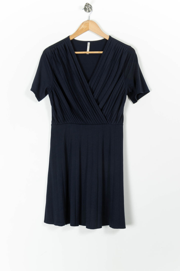 Robe portefeuille bleu marine - Taille M/38 de la marque I.Code | PARAD97171 - Vendu par Paradigme - Image 2