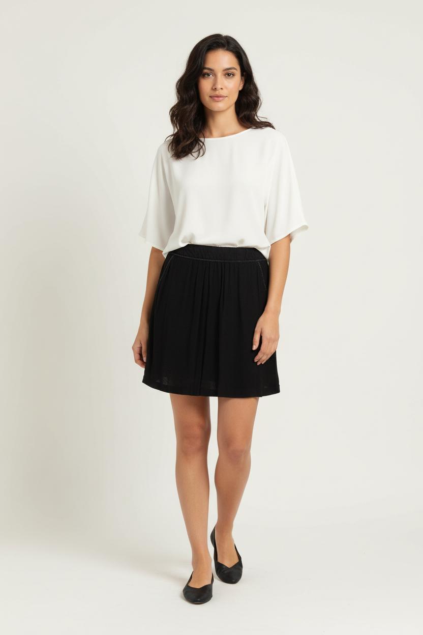 Jupe Courte Noire - Taille S/36 de la marque Grace & Mila | PARAD97174 - Vendu par Paradigme - Image 1
