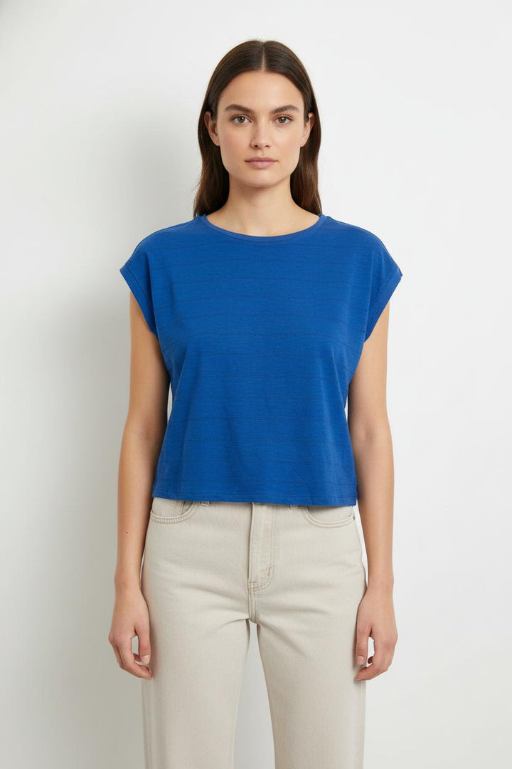 Tee-shirt Bleu - Taille M/38 de la marque Maison 123 | PARAD97178 - Vendu par Paradigme - Image 1