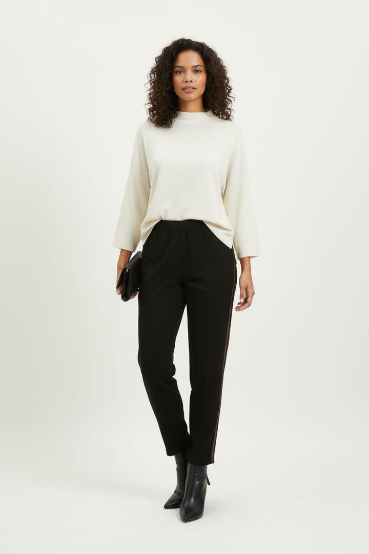 Pantalon Noir et Doré - Taille XL/42 de la marque La Fée Maraboutée | PARAD97184 - Vendu par Paradigme - Image 1