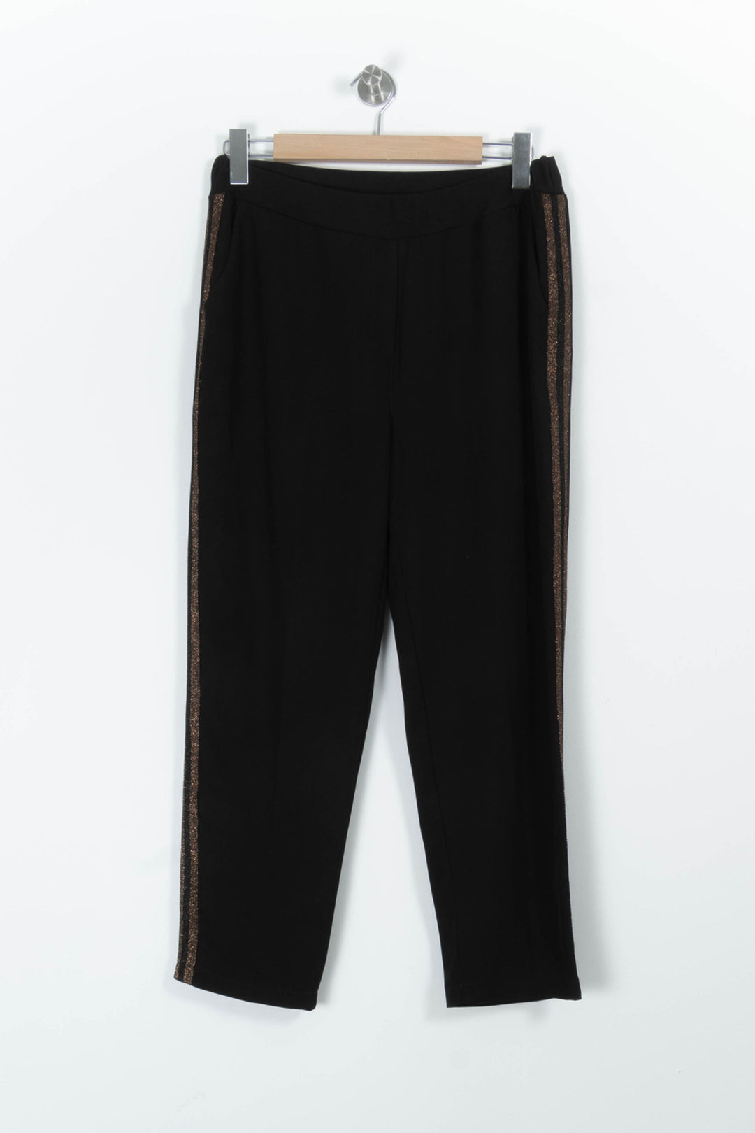Pantalon Noir et Doré - Taille XL/42 de la marque La Fée Maraboutée | PARAD97184 - Vendu par Paradigme - Image 2