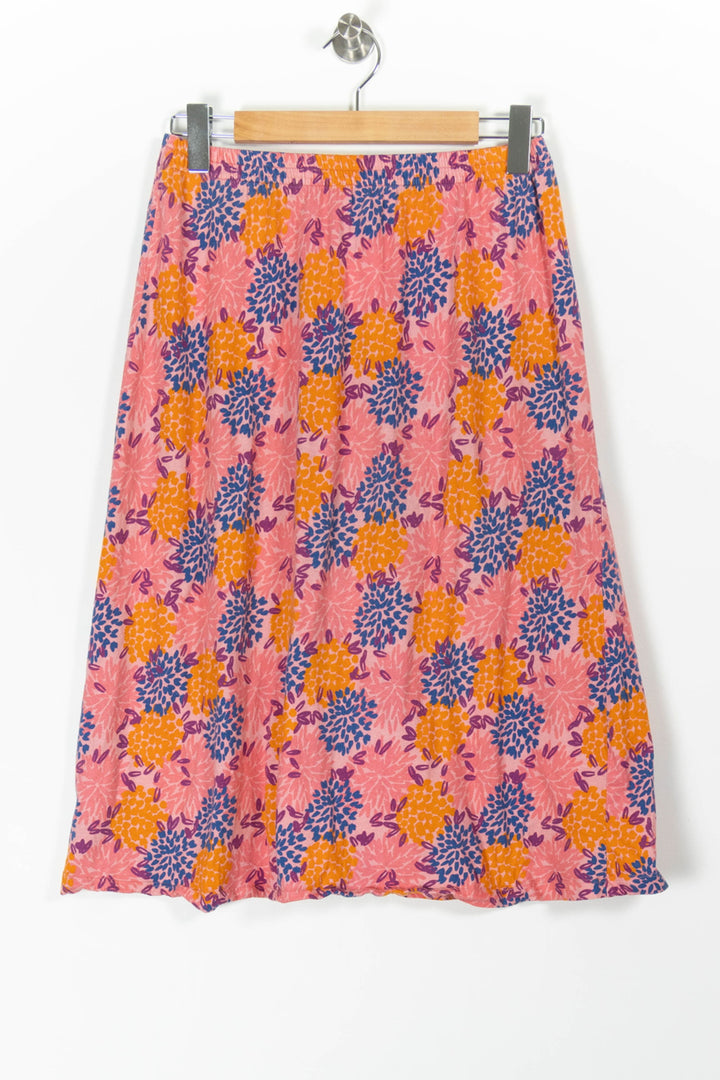 Jupe Midi Rose Orange et Bleu - Taille S/36 de la marque Des petits hauts | PARAD97185 - Vendu par Paradigme - Image 4