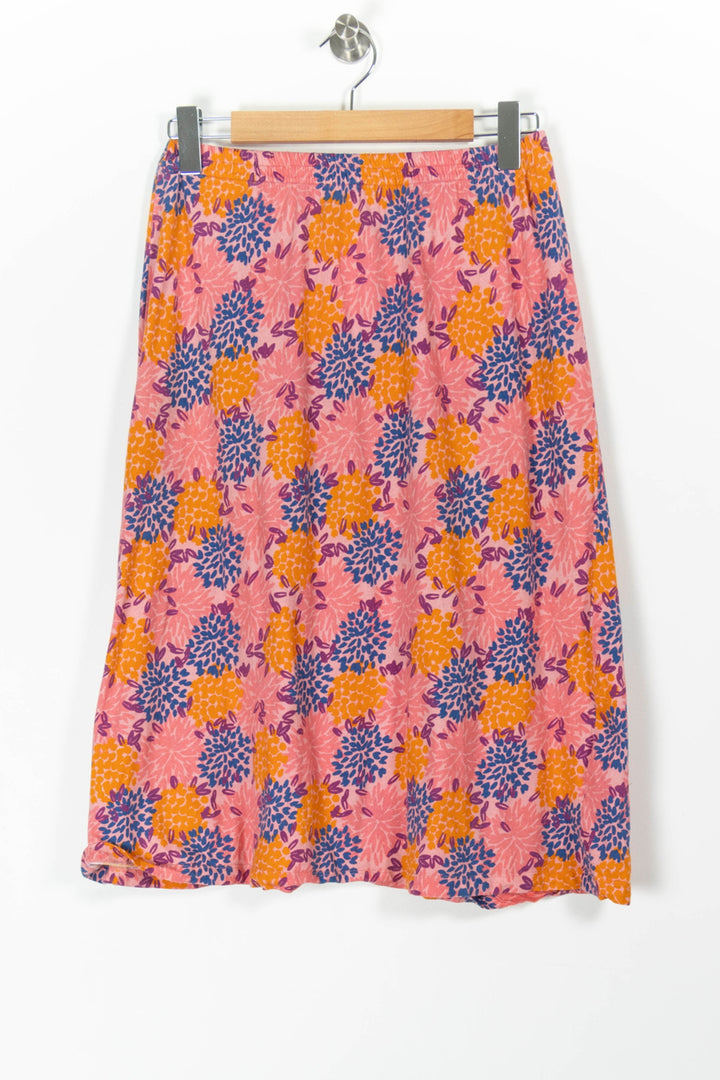 Jupe Midi Rose Orange et Bleu - Taille S/36 de la marque Des petits hauts | PARAD97185 - Vendu par Paradigme - Image 2