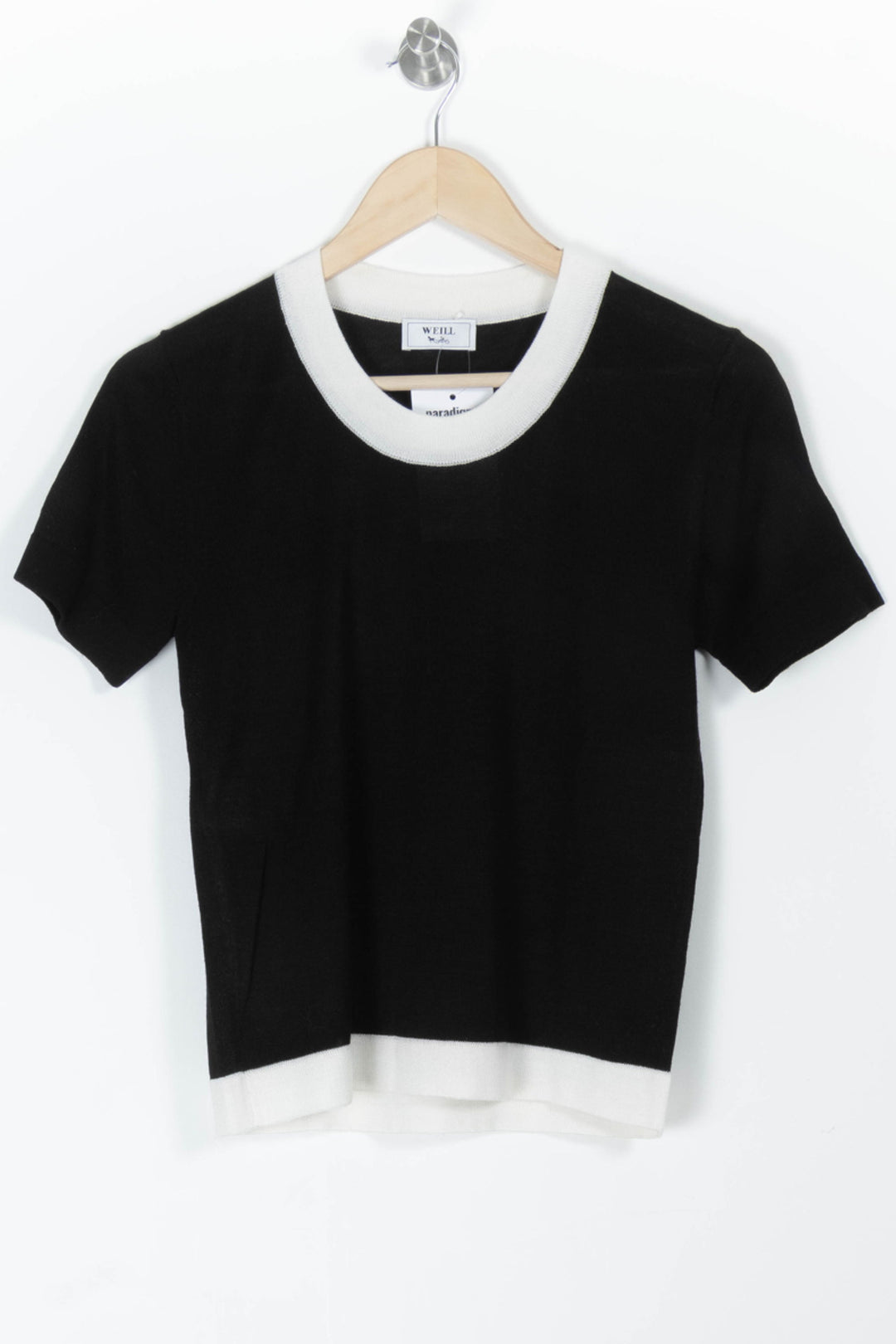T-shirt Noir et Blanc - Taille M/38 de la marque Weill | PARAD97186 - Vendu par Paradigme - Image 2