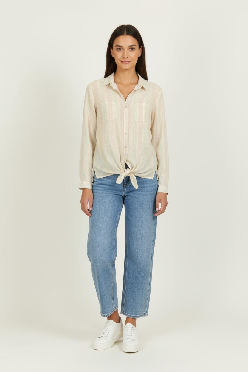 Chemise Beige - Taille XS/34 de la marque Karl Marc John | PARAD97187 - Vendu par Paradigme - Image 1