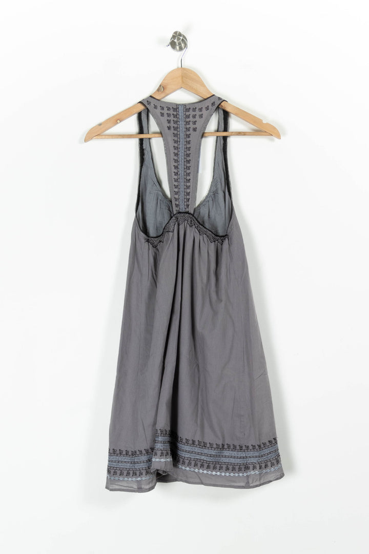 Robe Sans Manches Grise - Taille XS/34 de la marque Sud express | PARAD97190 - Vendu par Paradigme - Image 4