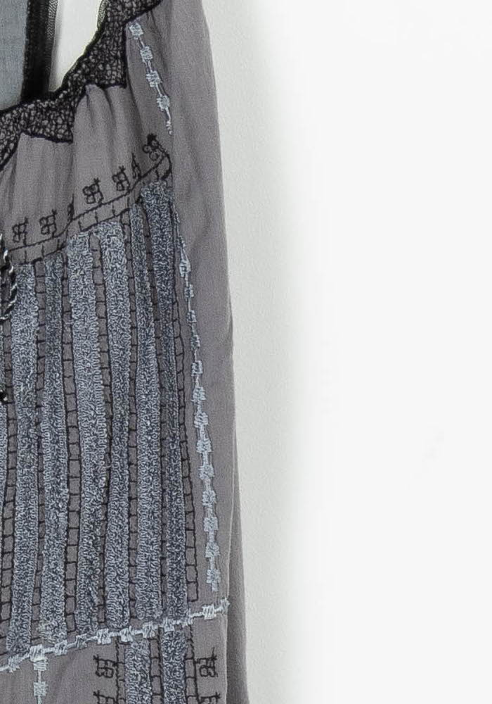 Robe Sans Manches Grise - Taille XS/34 de la marque Sud express | PARAD97190 - Vendu par Paradigme - Image 3