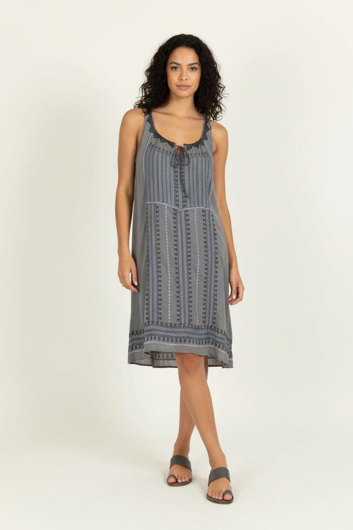 Robe Sans Manches Grise - Taille XS/34 de la marque Sud express | PARAD97190 - Vendu par Paradigme - Image 1