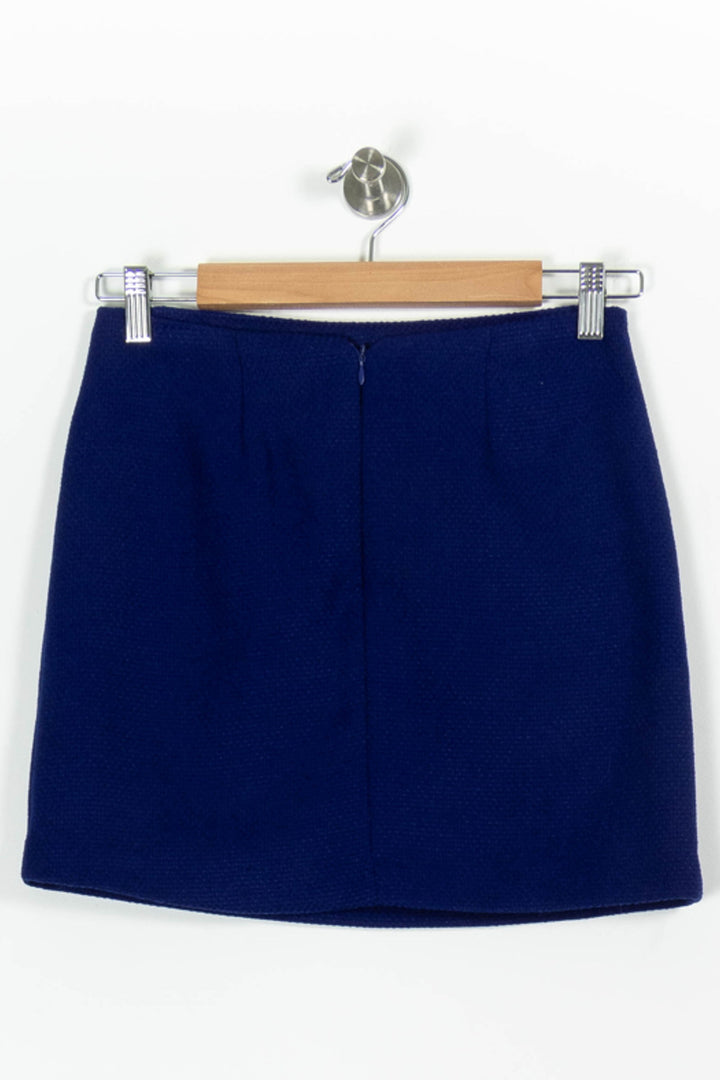 Jupe Courte Bleue - Taille XS/34 de la marque La Redoute Collections | PARAD97193 - Vendu par Paradigme - Image 4