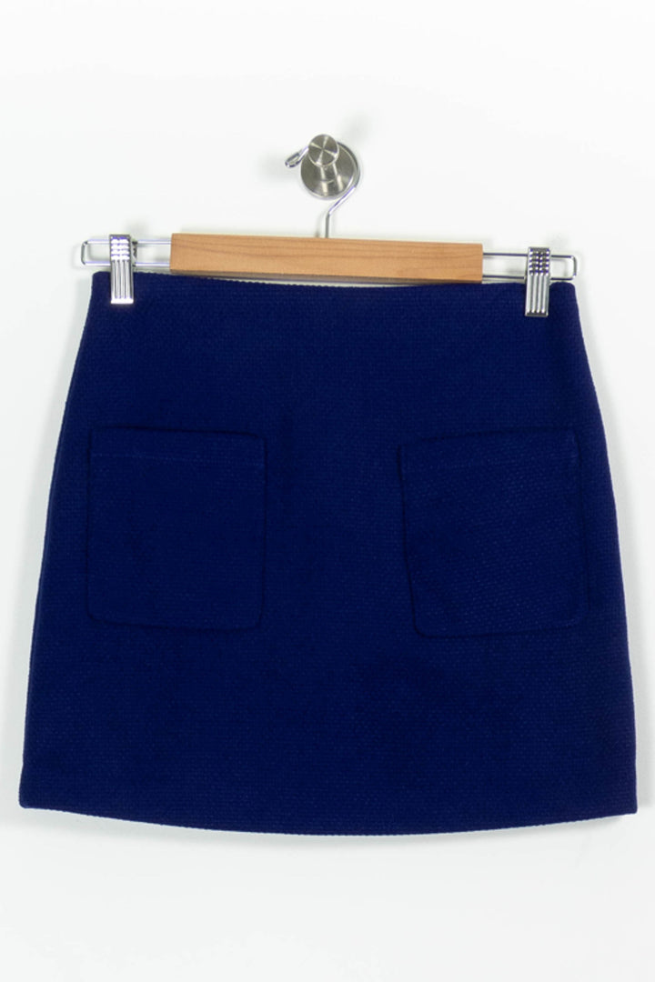 Jupe Courte Bleue - Taille XS/34 de la marque La Redoute Collections | PARAD97193 - Vendu par Paradigme - Image 2