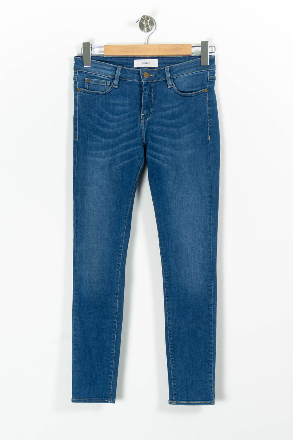 Jean Skinny Bleu - Taille S/36 de la marque ba&sh | PARAD97196 - Vendu par Paradigme - Image 2