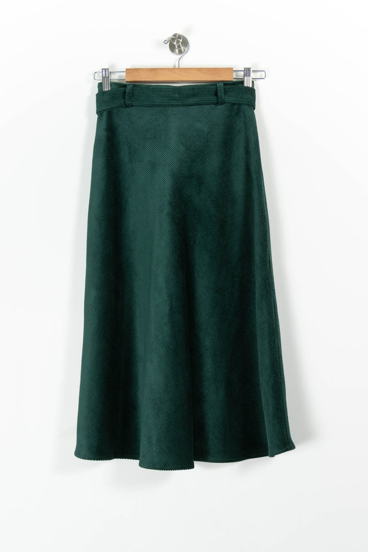 Jupe Midi Verte - Taille S/36 de la marque La Fée Maraboutée | PARAD97201 - Vendu par Paradigme - Image 4