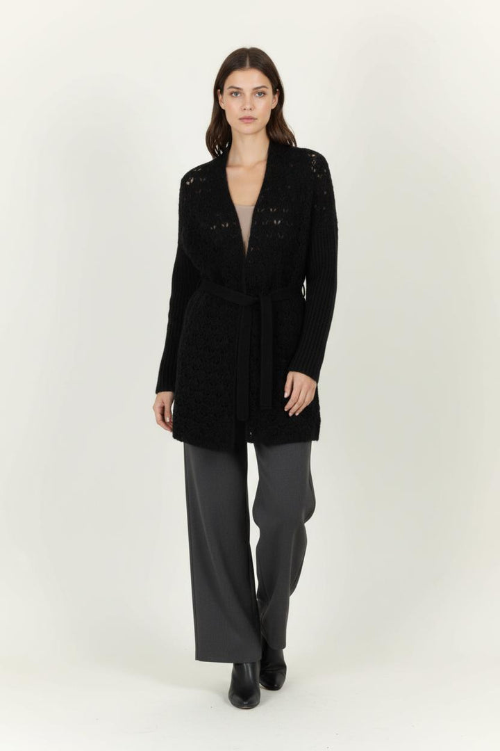Cardigan Noir - Taille M/38 de la marque Stella Forest | PARAD97202 - Vendu par Paradigme - Image 1