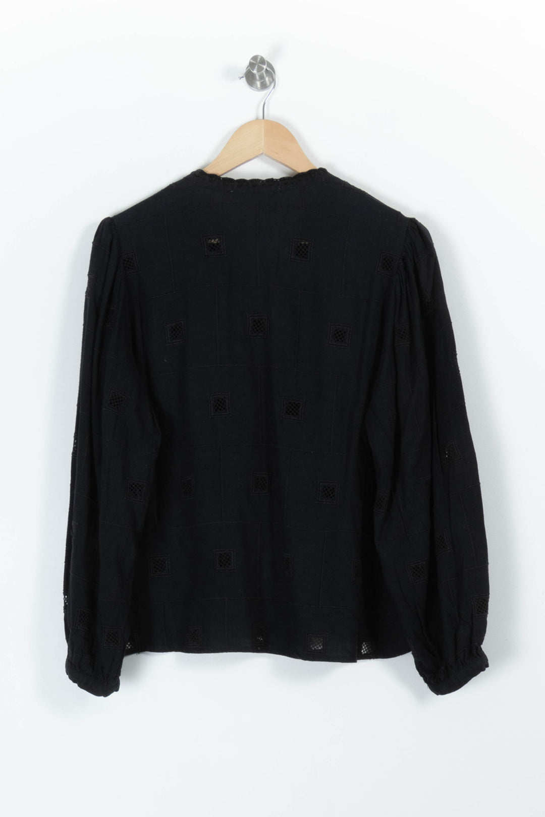 Blouse Noire - Taille S/36 de la marque ba&sh | PARAD97203 - Vendu par Paradigme - Image 4