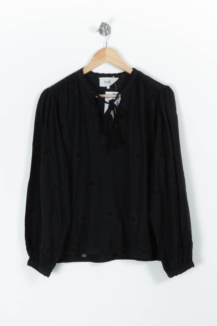 Blouse Noire - Taille S/36 de la marque ba&sh | PARAD97203 - Vendu par Paradigme - Image 2