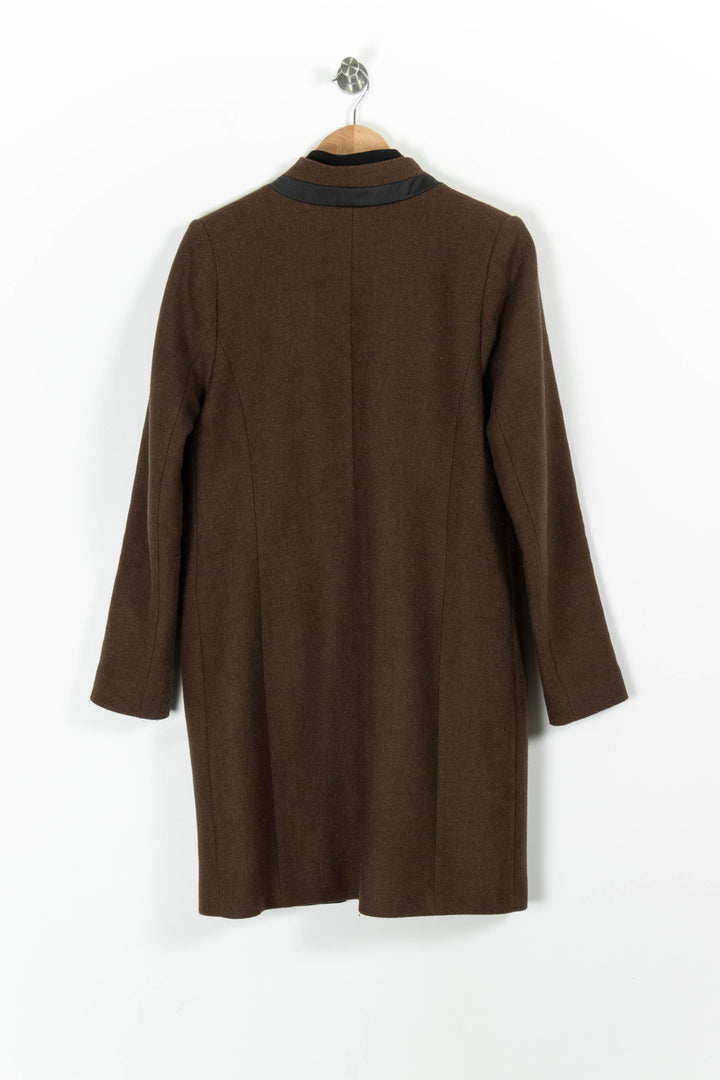 Manteau Marron et Noir - Taille S/36 de la marque IKKS | PARAD97205 - Vendu par Paradigme - Image 4