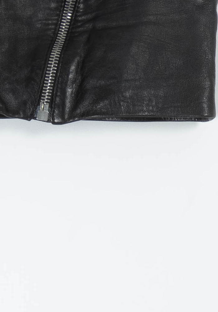 Jupe En Cuir Noire - Taille S/36 de la marque The Kooples | PARAD97206 - Vendu par Paradigme - Image 3