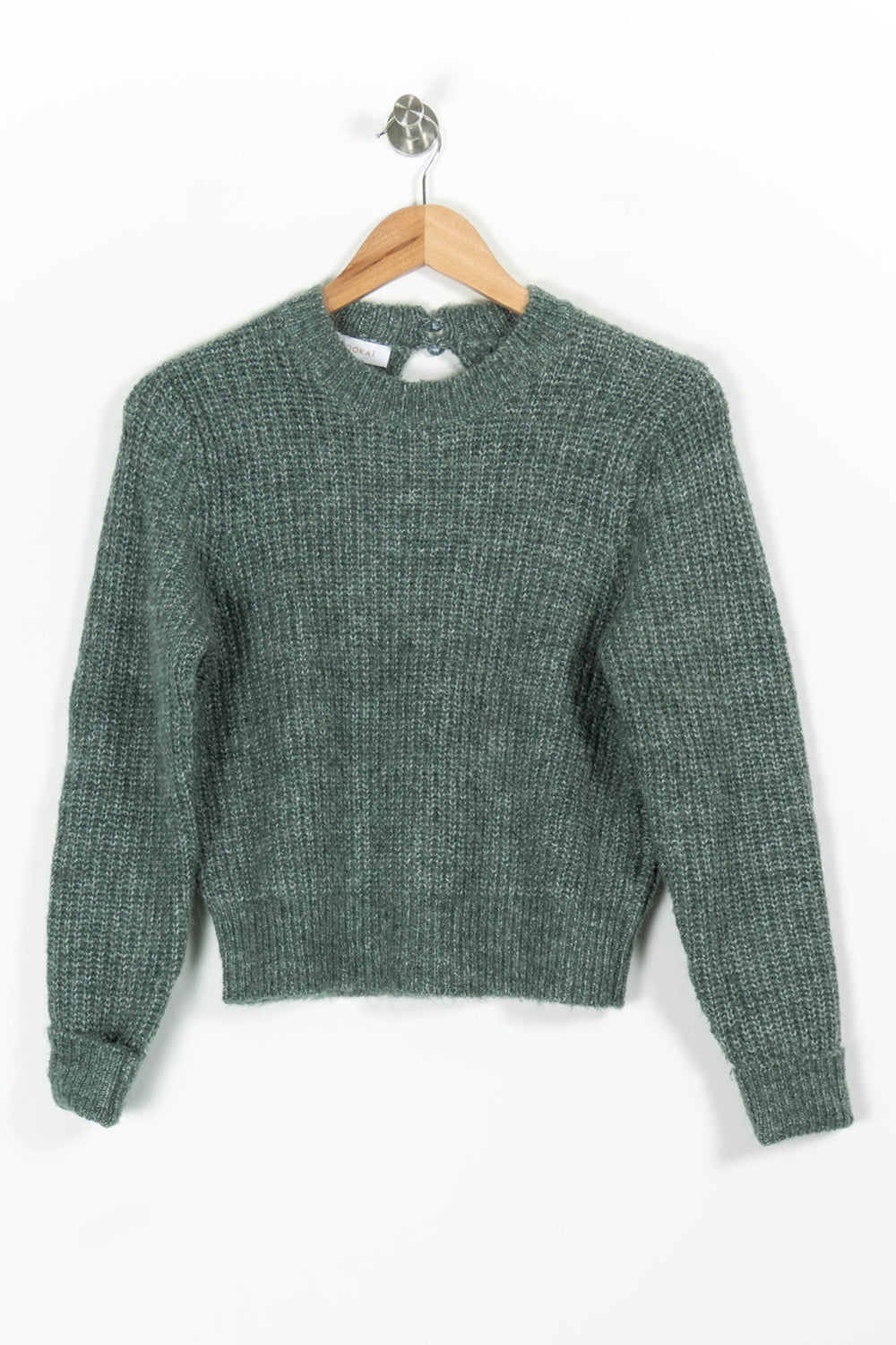 Pull Vert - Taille S/36 de la marque Kookai | PARAD97207 - Vendu par Paradigme - Image 2