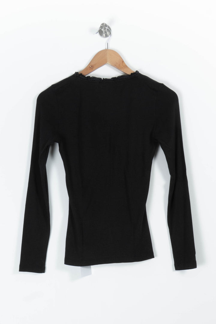 Tunique Noire - Taille S/36 de la marque Caroll | PARAD97213 - Vendu par Paradigme - Image 4