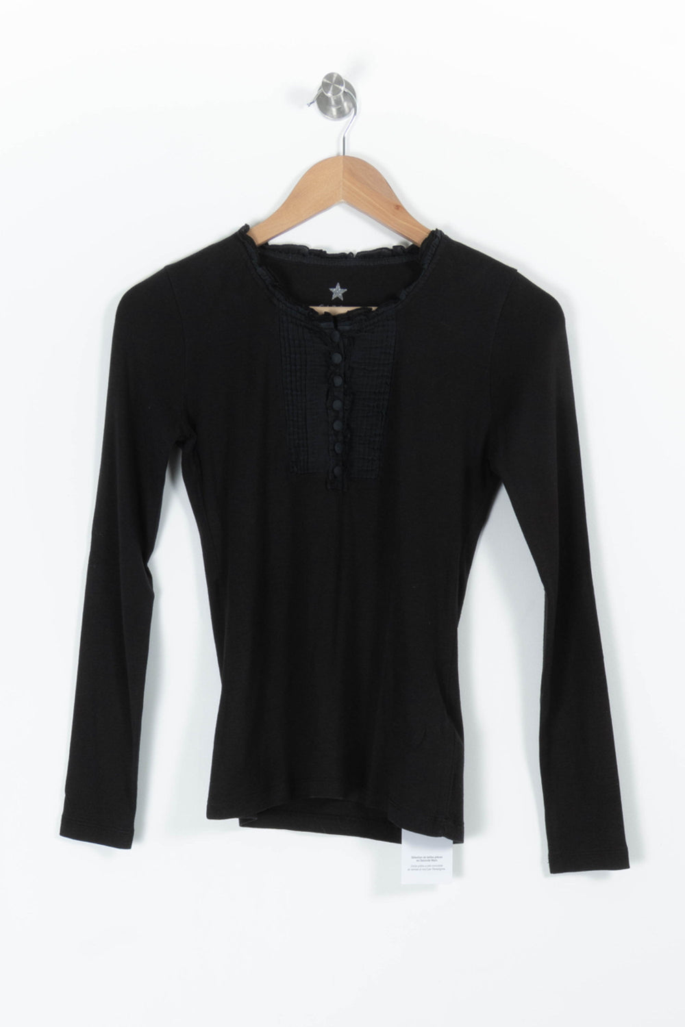 Tunique Noire - Taille S/36 de la marque Caroll | PARAD97213 - Vendu par Paradigme - Image 2