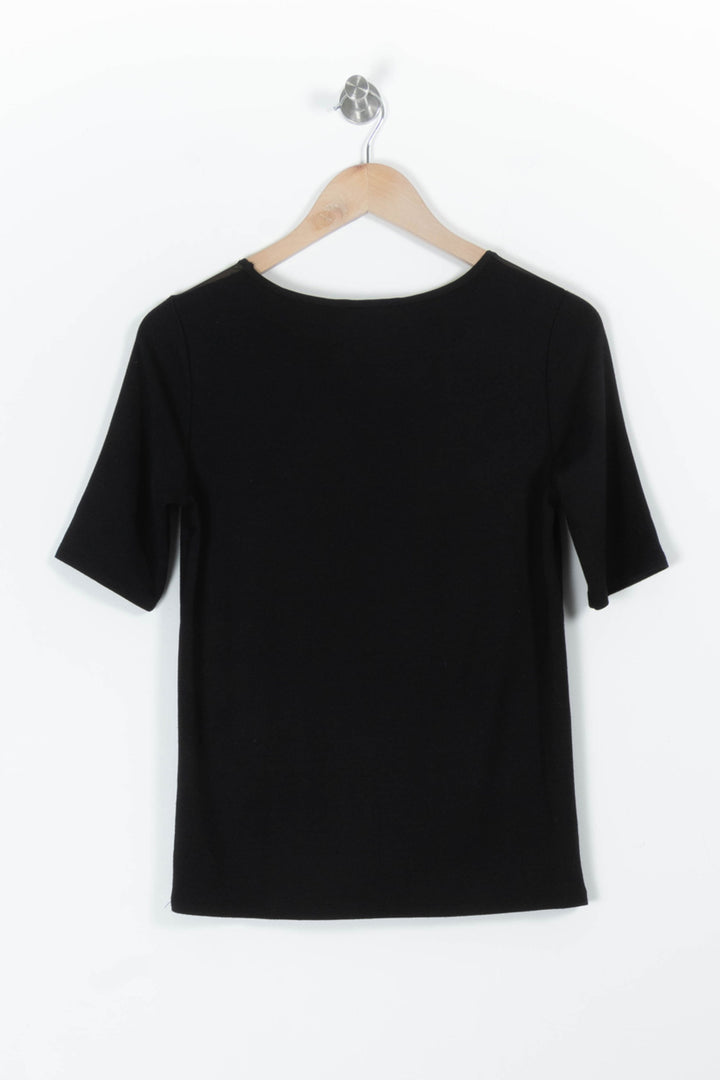 Tee-shirt Noir - Taille S/36 de la marque Caroll | PARAD97214 - Vendu par Paradigme - Image 4